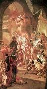 Kracker, Johann Lucas The Dispute between St Catherine of Alexandria and the Philosophers oil painting